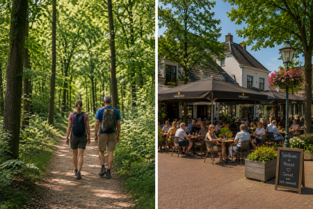 Wandelen en terras in heeze